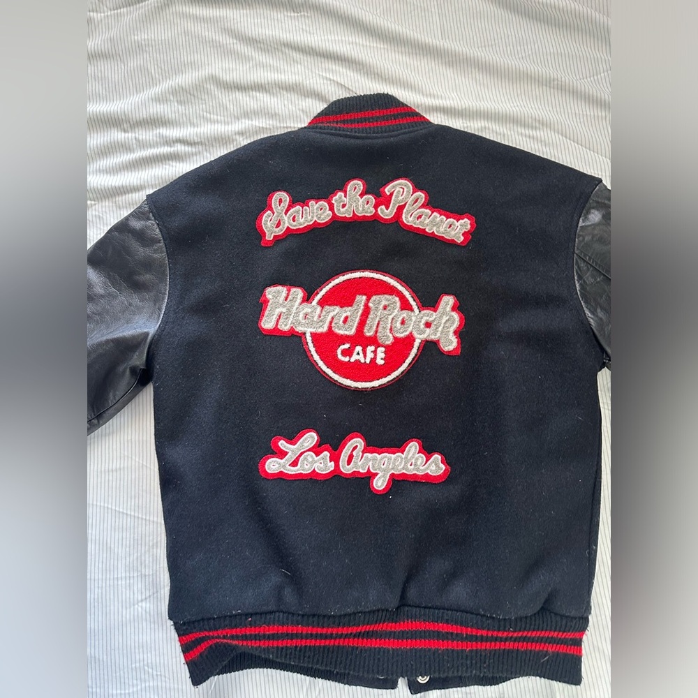Hard Rock Cafe LA varsity jacket